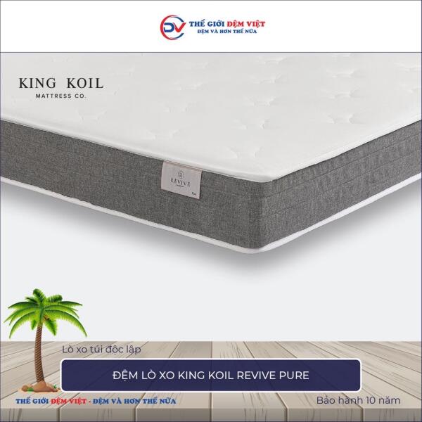 Đệm lò xo King Koil Revive Pure 5